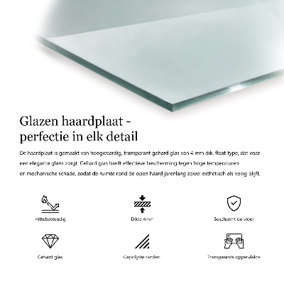 Podložka pod krbové kachle šesťhranná priehľadná