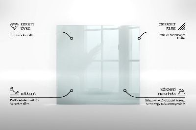 Podložka pod krbové kachle šesťhranná priehľadná