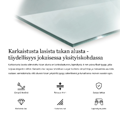 Podložka pod krbové kachle šesťhranná priehľadná