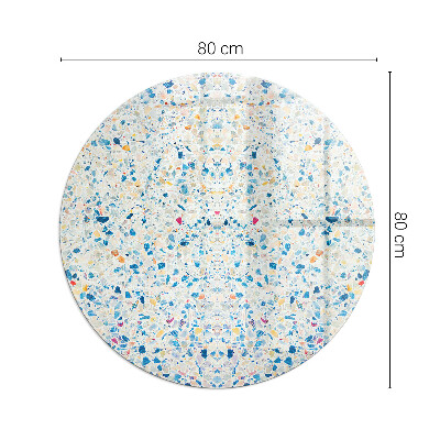 Podložka pod kachle okrúhla Abstraktný textúrovaný vzor