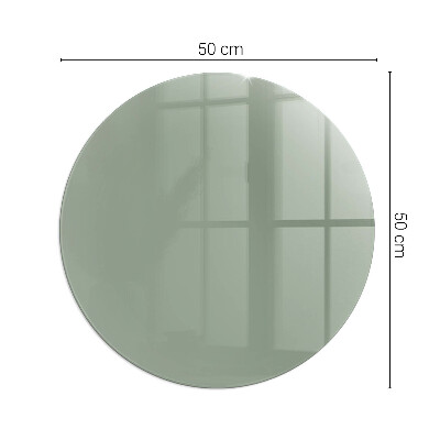 Podložka pod krbové kachle okrúhla Farba sivozelená
