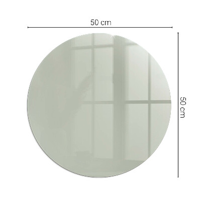 Podložka pod kachle okrúhla Farba Sivozelená