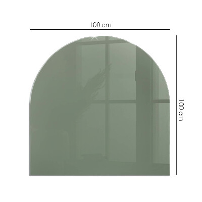 Podložka pod kachle polooválny Farba olivová