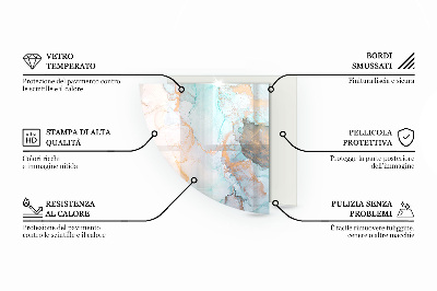 Podložka pod krb štvrťroku Geometria s drevom