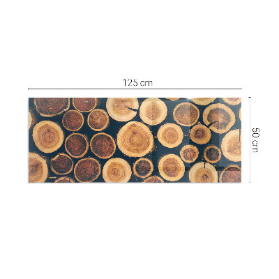 Podložka pod kachle obdĺžniková Krabica s rezaným drevom