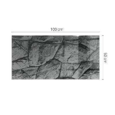 Sklo pod krb obdĺžnikové Vzor z prírodného kameňa