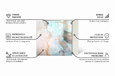 Podložka pod krb šesťhranná Dekoratívne vzory s dlaždicami