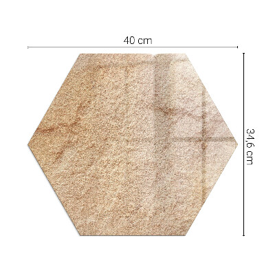 Podložka pod krb šesťhranná Povaha kamennej štruktúry