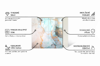Podložka pod krb šesťhranná Vzor trojrozmerných tvarov