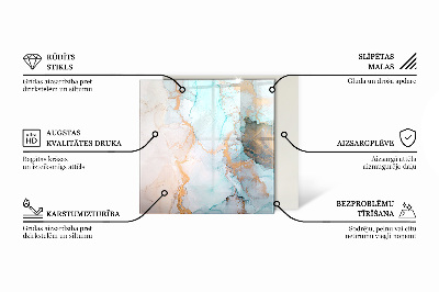 Podložka pod krb šesťhranná Farba Hnedá