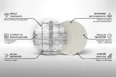 Podložka pod sviečku okrúhla Stará drevená doska