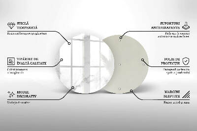 Podložka pod sviečku okrúhla Moderný mramor