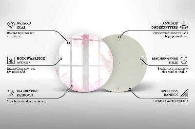 Podložka pod sviečku okrúhla Pozadie jemné ruže
