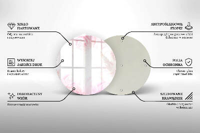 Podložka pod sviečku okrúhla Pozadie jemné ruže