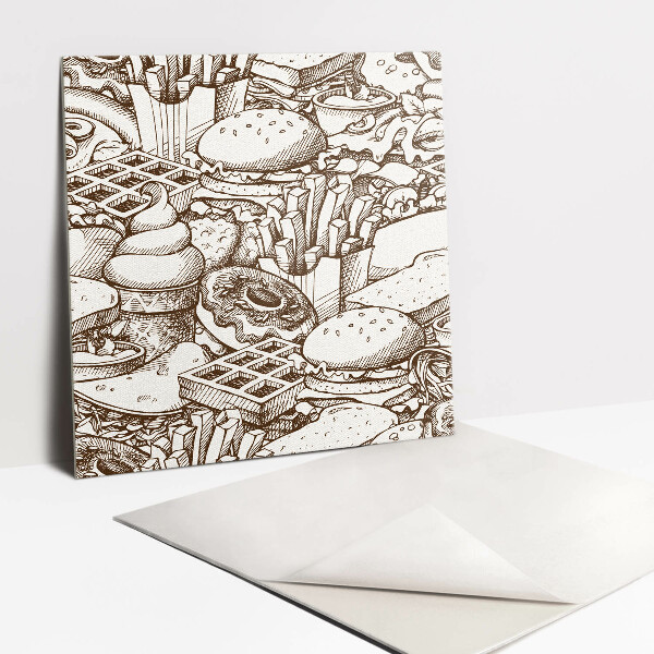 Vinylové obklady Hnedé abstraktné jedlo