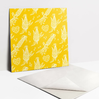 Vinylové obklady Žltá kreslená kukurica