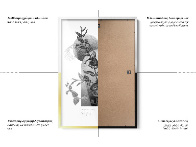 Fotorámček biela 40x60 cm