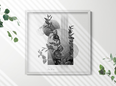 Fotorámček na stenu biela 50x50 cm