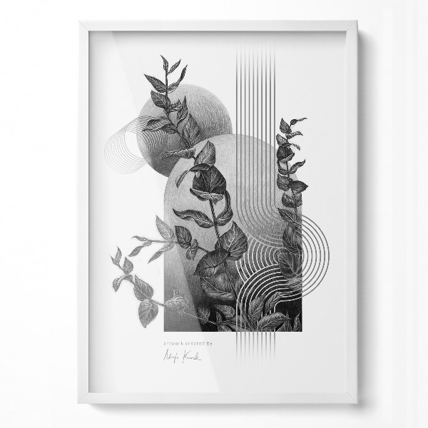 Fotorámček na stenu biela 50x70 cm