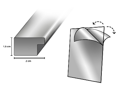 Fotorámček čierna 20x30 cm