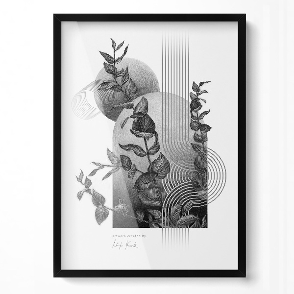 Fotorámček na stenu čierna 50x70 cm