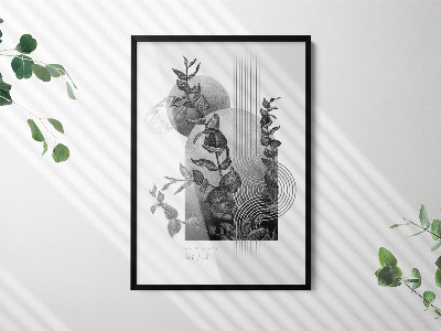 Fotorámček na stenu čierna 70x100 cm