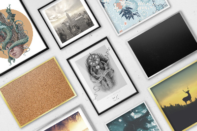 Fotorámček na stenu čierna 70x100 cm