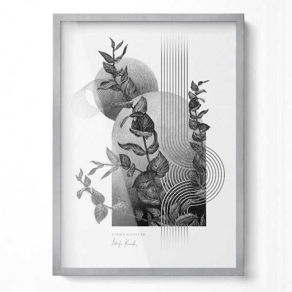 Elegancka ramka na zdjęcia srebrna 50x70 cm