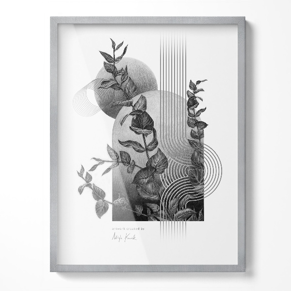 Srebrna ramka do zdjęć 60x80 cm