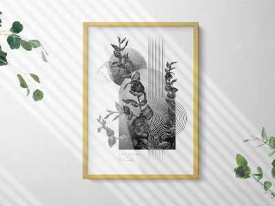 Fotorámček na stenu zlatá 50x70 cm