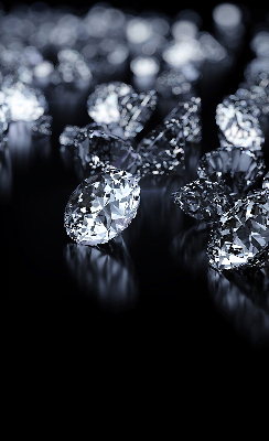 Roleta na balkónové dvere s diamantmi a trblietkami