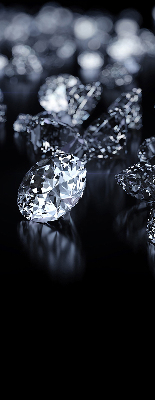 Roleta na balkónové dvere s diamantmi a trblietkami