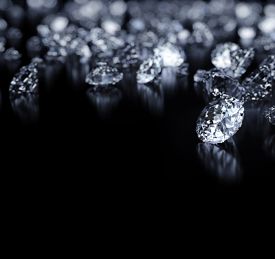 Roleta na balkónové dvere s diamantmi a trblietkami