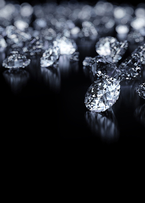 Roleta na balkónové dvere s diamantmi a trblietkami