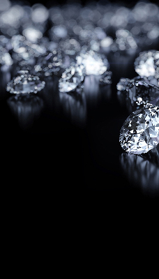 Roleta na balkónové dvere s diamantmi a trblietkami