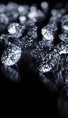 Roleta na balkónové dvere s diamantmi a trblietkami