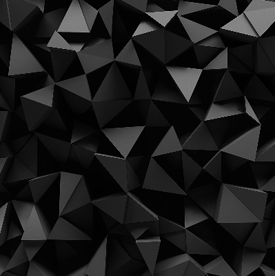 Vnútorná roleta na okno v čiernom origami prevedení