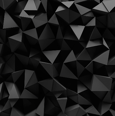 Vnútorná roleta na okno v čiernom origami prevedení
