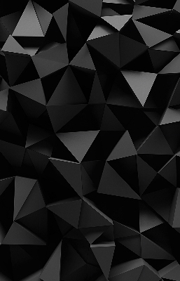 Vnútorná roleta na okno v čiernom origami prevedení