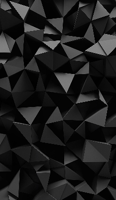 Vnútorná roleta na okno v čiernom origami prevedení