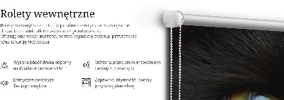 Vnútorná roleta na okno mačacie oči