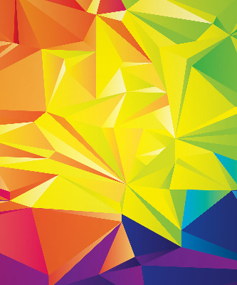 Vnútorná roleta na okno vo farebnom origami vzore