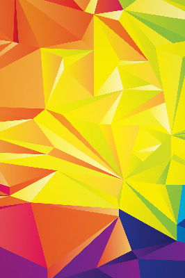Vnútorná roleta na okno vo farebnom origami vzore