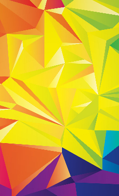 Vnútorná roleta na okno vo farebnom origami vzore