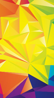Vnútorná roleta na okno vo farebnom origami vzore