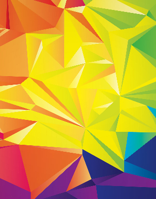 Vnútorná roleta na okno vo farebnom origami vzore