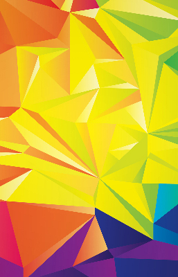 Vnútorná roleta na okno vo farebnom origami vzore
