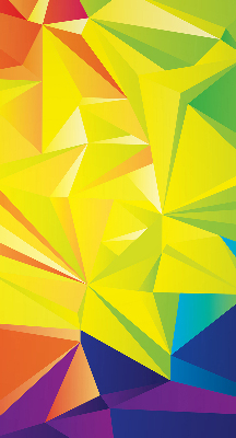 Vnútorná roleta na okno vo farebnom origami vzore