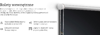 Vnútorná roleta na okno diamanty