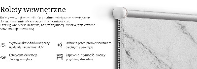 Roleta na balkónové dvere v sivej mramorovej farbe